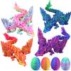 4 Pack 3D Printed Dragon Egg Toy, Fidget Toys for Children, Xmas Gift for Adults with Stress, Autism, ADHD, Easter Egg fillers for Easter, Valentine's Day (4 PCS) view 1