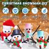 24 Pack Build a Snowman Kit Christmas Crafts for Kids, Modeling Clay DIY Xmas Snow Toys Christmas Arts and Crafts for Kids Vacation Gift School Winter Party Fun Indoor Decorations view 4