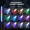 CVCBSER Upgrade App Dueling Lightsaber, Motion Control 34 Sets Sound Effects and 16 Colors Changeable, Smooth Swing Metal Light Saber for Adults view 2