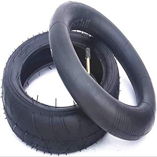 , 10 Inch Pneumatic Inner and Outer Tires, Non-Slip and Wear-Resistant, Suitable for Baby Cages/Scooters, 260X55,10X2.0 Optional Scooter Tires