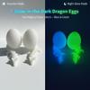 Mydethun 12 Pack 3D Printed Dragon Mystery Egg Set - 2 Rare Glow-in-The-Dark Dragons, Bulk Articulated Fidget Toys with Lore Cards, Easter Basket Stuffers, Party Favors, Classroom Prizes for Kids view 3