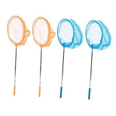 4Pcs Extendable Butterfly Nets for Telescopic Insect Catching and Fishing Net Outdoor Fun for Boys and Non Slip Handle for Nature Exploration