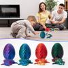 3D Printed Dragon Egg Toy, Fidget Toys for Children, Xmas Gift for Adults with Stress, Autism, ADHD, Perfect Christmas Stocking Stuffer (4 Pack) view 2