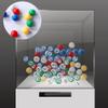 Wiywef Bingo Ball Raffle Balls Direct Replaces Supplies Portable Tally Ball Calling Balls for Nights Parties Family, 1 to 50 view 2