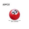 Wiywef Bingo Ball Raffle Balls Direct Replaces Supplies Portable Tally Ball Calling Balls for Nights Parties Family, 1 to 50 view 3