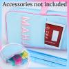 Aliceset Mahjong Rack Storage Bag 21 x 6.5 x 2 Inches Mahjong Gifts for Women Mah Jong Tile Bags with Zipper for Tiles and Pushers Rack Storage Bags Gifts Accessories(Only Bag) view 4