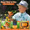 3" Screen Digital Microscope for Kids: 1000X Rechargeable Mini Pocket Portable Miniscope Magnifying Glass 4K Coin Jewelry Loupe Edu Science STEM Toy Xmas Gift 4-12 Boys Girls view 4
