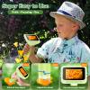 3.0" Screen Digital Microscope for Kids: 1000X Rechargeable Mini Pocket Portable Miniscope Magnifying Glass 4K Coin Jewelry Loupe Edu Science STEM Toy Xmas Gift 4-12 Boys Girls view 4
