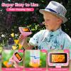 3" Screen Digital Microscope for Kids: 1000X Rechargeable Mini Pocket Portable Miniscope Magnifying Glass 4K Coin Jewelry Loupe Edu Science STEM Toy Xmas Gift 4-12 Boys Girls view 4