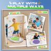 Balance Board Maze for Kids Sensory Training - 20" Wobble Board to Develop Coordination & Reduce Screen Time - 3 Difficulty Levels for More Fun - Ideal Load 100lbs - Meaningful Gift for Children view 4