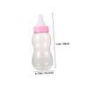 2Pcs Transparent Bottle Piggy Bank Money Pot Pink Coin Bank for Showers and Home Decor High Easy to Clean Generous Capacity Fun Savings Jar view 2