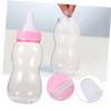 2Pcs Transparent Bottle Piggy Bank Money Pot Pink Coin Bank for Showers and Home Decor High Easy to Clean Generous Capacity Fun Savings Jar view 3