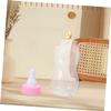 2Pcs Transparent Bottle Piggy Bank Money Pot Pink Coin Bank for Showers and Home Decor High Easy to Clean Generous Capacity Fun Savings Jar view 4