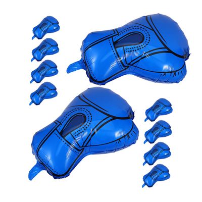 10Pcs Vibrant Aluminum Foil Punching Balloons for Boys Birthday Wrestling Party Decorations Sports Celebrations Gym Events Easy Inflation Realistic Design