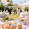 12 Pcs One Donut Cupcake Toppers One Half Donut Cupcake Topper Donut Party Decorations Picks Pink Sweet Theme Cake Decoration for 1st Kids Birthday Party Supplies Celebrating Party Baby Shower Supplie view 4