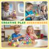 3 otters Travel Magnetic Tiles with Case, 44PCS Mini STEM Toys Travel Magnetic Building Blocks for Kids Christmas Party Birthday Gift Classroom Prize view 3