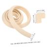 1Set Furniture Edge Protector Strip Safety Guard for Tables Desks Cabinets Adhesive Shaped Protection Soft Multipurpose Easy to Install with Corner view 2