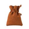 Medieval Drawstring Coin Pouch Bag, Leather Coin PouchRenaissance Drawstring Pouch Dice Bag, Small Coin Purse for Women/Men, Brown Swayze Suede view 1