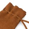 Medieval Drawstring Coin Pouch Bag, Leather Coin PouchRenaissance Drawstring Pouch Dice Bag, Small Coin Purse for Women/Men, Brown Swayze Suede view 4