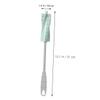2Pcs Bottle Brush Long Handle Feeding Bottle Cleaning Brush with Slip for Nipple and Pacifier for High Temperature view 2