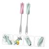 2Pcs Bottle Brush Long Handle Feeding Bottle Cleaning Brush with Slip for Nipple and Pacifier for High Temperature view 3
