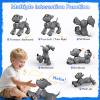 anysun Remote Control Robot Dog for Kids, Programmable Smart Puppy Intelligent Learning Dancing Walking RC Robot Toys for Girls and Boys (Gray) view 4