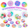 50 Pack Fidget Spinner for Kids Easter Basket Stuffers Mini Sensory Fidget Toys Bulk Adults Kid with Autism ADHD, Prefilled Easter Egg Fillers Anxiety Toys Stress Relief Bulk Gifts Classroom Prizes view 2