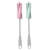 2Pcs Rotatable Bottle Brush Portable Cleaning Tool for Feeding Bottles Scrubbing Colors for Travel and Home Use view 1