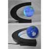 3FLQOOPP Geographical Globe Floating Globe Levitation Globe Levitation Floating Globe Magnetic World Map Colorful LED Lamp Gold (Whiteblue) view 3