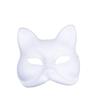 10Pc DIY Pulp Blank White Masks for Painting Comfortable Full Face Costume Masks for Arts Crafts Educational Props and Imaginative Play view 1