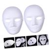 6Pcs DIY Blank Pulp Masks for Hand Painted Unpainted Masks for Creative Personalization for Birthday Carnival Masquerade and Holiday Parties view 4