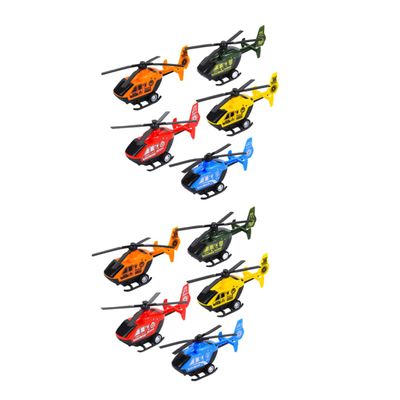 ORFOFE 10Pcs Flying Helicopter Practical Airplanes for Lightweight Impact Resistant Fun Activity for Boys and Random Colors for Pressure Relief and Relaxation