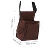 Digging Storage Bag Tool Kit Purse Bag Organiser Gardening Tool Belt s Construction s for Tote Waist s Light Brown Cloth view 2