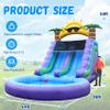 26FT Commercial Grade Inflatable Double Water Slides for Adults Kids with Giant Pool Drainage(950w UL Blower), 100% PVC Inflatable Water Slide for Backyard Party Outdoor Indoor, Rental 26x12x14 FT view 2