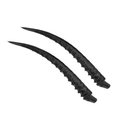 1 Pair Evil Horn Hair Props DIY Headdress Decor for Halloween Costume Parties Unique Carnival Accessory for Creative Festival Celebrations