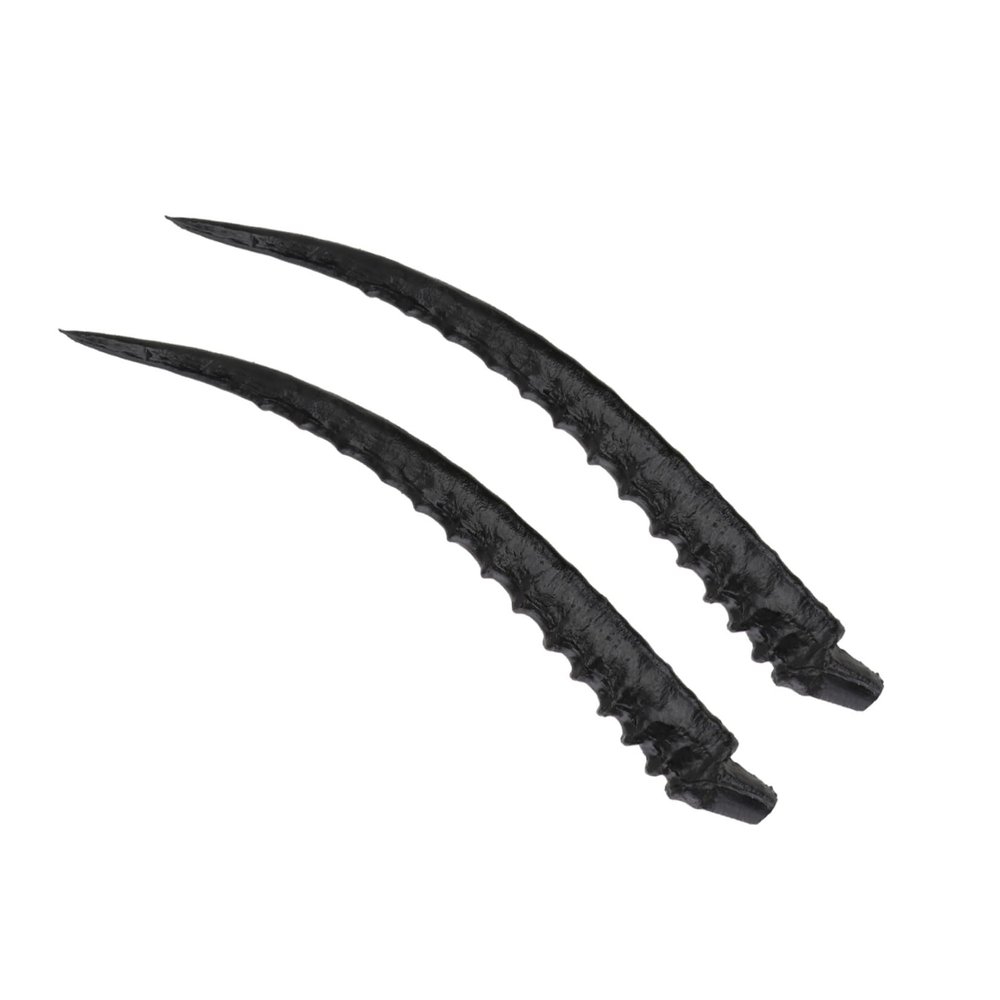 1 Pair Evil Horn Hair Props DIY Headdress Decor for Halloween Costume Parties Unique Carnival Accessory for Creative Festival Celebrations