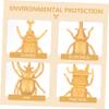 2 Sets Model Realistic Simulation Animals Figurine for Educational Play Decorations for Parties and Nature Exploration view 4