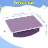 predolo Balance Board Wobble Board Portable Non Slip Balance Training for Office Workout Home Gym, Purple view 4