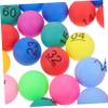 BCOATH 40Pcs Bingo Prize Balls for Raffle Games Fun Party Decorations Accessories for Birthday Bar Celebrations Plastic Balls for Games view 3