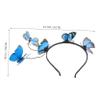 Butterfly Headband for Brides Unique Wedding Headwear Hair Decorations for Women Fascinator Crown for Tea Parties Special Occasions view 2