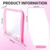 8-Page Pin Display Book, Portable Pin Trading Book, Badge Holder, Organizer Flipchart Album, Souvenir Badge Pouch for Traveling Collectors(Pink) view 2