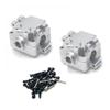2-Piece Metal Gearbox Upgrade Compatible with 1/28 284131 RC Car Parts Fits K969 K979 K989 K999 P929 P939 Models(White) view 1
