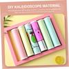 GALPADA 4pcs DIY Kaleidoscope Kit for Boy Girl Blank Coloring Kaleidoscope Toys with Creative Craft Materials for Boys and Girls Fun Educational Plaything for Home and School Activities view 4