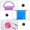 BCOATH 1Set Telescopic Insect Catching Net for Extendable Butterfly Nets Folding Storage Buckets Outdoor for Family Nature Exploration view 3