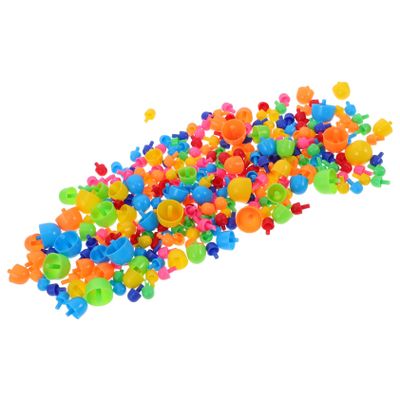 BESPORTBLE 592Pcs Mushroom Nails Creative Pegboard Puzzle for Enhancing Hand Eye Coordination Fine Motor Skills Safe Sturdy Educational Learning Tool
