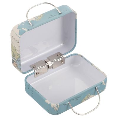 BESPORTBLE Vintage Mini Eyelash Case Handle Retro Jewelry Storage Box for Girls Convenient Faux Eyelash Holder and Trinket Organizer for Travel and Makeup Accessories