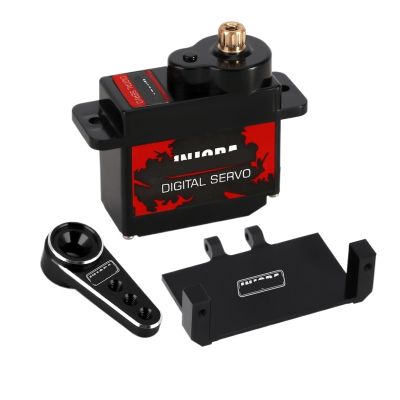 12g Digital servo INS012G with Bracket and 15T Metal Speaker(Servo Mount Arm Set)