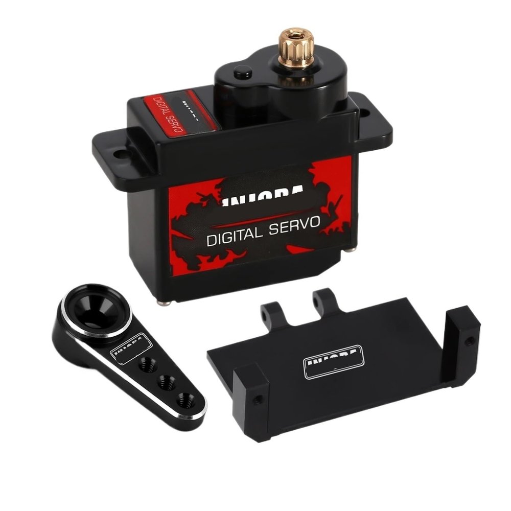 12g Digital servo INS012G with Bracket and 15T Metal Speaker(Servo Mount Arm Set)