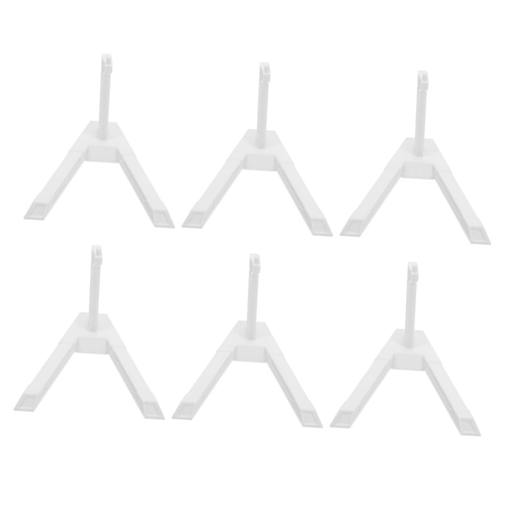 ORFOFE 6pcs Model Display Stand Lightweight Support Base for Posing Action Figures Compatible with Gundam and Scale Models for Home and Office Decor