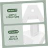 ORFOFE 6pcs Model Display Stand Lightweight Support Base for Posing Action Figures Compatible with Gundam and Scale Models for Home and Office Decor view 3